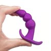 Imagen de Plug Dilatador anal con anillos base curva