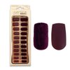 Imagen de Uñas postizas terciopelo y mate 24 unidades Ushas