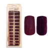 Imagen de Uñas postizas terciopelo y colores lisos 24 unidades  Ushas