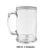 Imagen de Jarra cervecera vidrio 2 Unidades  500ml