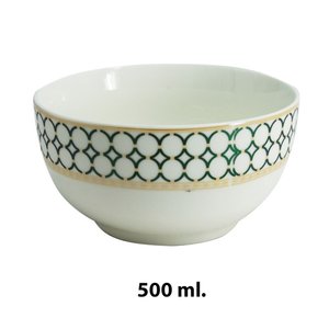 Imagen de Bowl cerámica blanco estampado