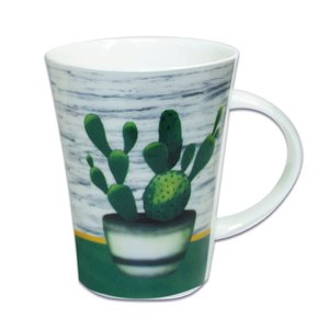 Imagen de Jarro cerámica estampado plantas