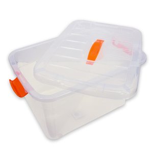 Imagen de Caja organizadora plastica con tapa y asa