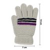 Imagen de Guantes de lana infantil con rayas