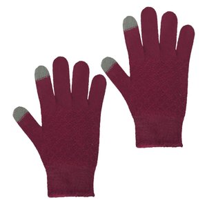 Imagen de Guantes de lana puño peludito con touch