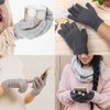 Imagen de Guantes de lana puño peludito con touch