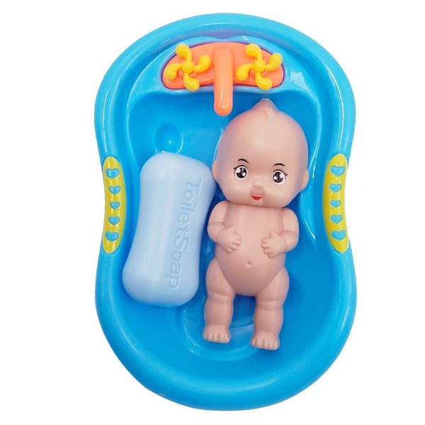 Imagen de Bañera con bebé y jabón