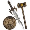 Imagen de Espada con escudo y martillo- Juego Combate - Accesorio Disfraz