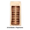 Imagen de Uñas postizas combinadas lisas y animal print 24 unidades Ushas