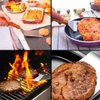 Imagen de Espátula calada para cocina con mango de madera