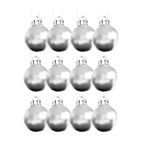 Imagen de Bola esfera navidad lisa 12 unidades