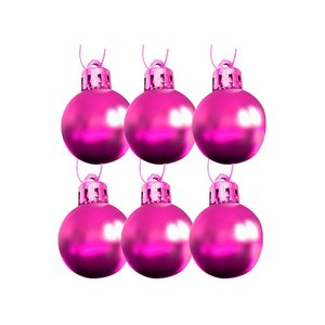 Imagen de Bola Esfera Navidad Lisa 6 Unidades