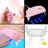 Imagen de Mini lámpara UV para uñas 6 luces led  Secador uñas