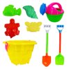 Imagen de Juego playa balde + Regadera + 2 palas + moldes