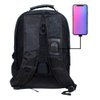 Imagen de Mochila negra para computadora con puerto USB