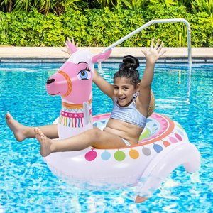 Imagen de Asiento inflable  Animal  Llama con agarraderas