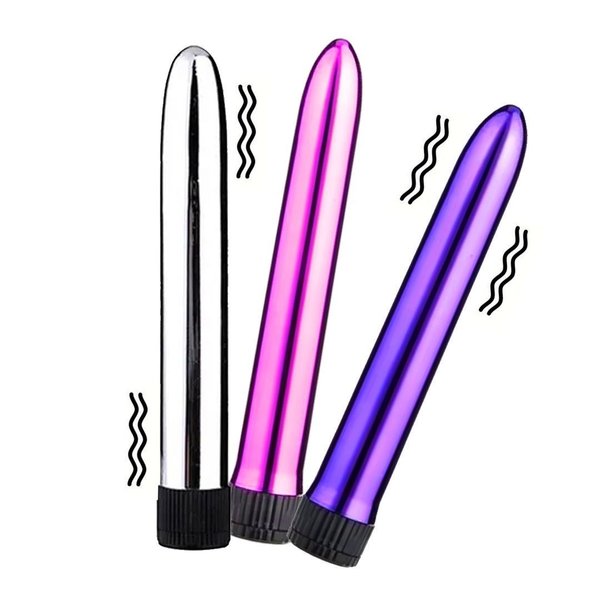 Imagen de Consolador Vibrador  bala liso 17cm