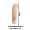 Imagen de Vibrador estimulador bala con textura