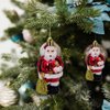 Imagen de Papa Noel  Adorno para Navidad 4 unidades