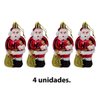Imagen de Papa Noel  Adorno para Navidad 4 unidades
