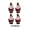 Imagen de Papa Noel Adorno de Navidad 4 unidades