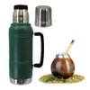 Imagen de Termo acero + tapa mate  con tapón cebador 1 L