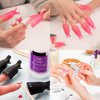 Imagen de Pinzas removedoras de acrílico gel y esmalte semi permanente de uñas 10 unidades