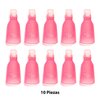 Imagen de Pinzas removedoras de acrílico gel y esmalte semi permanente de uñas 10 unidades