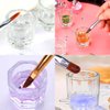 Imagen de vaso de vidrio para monómero acrílico de uñas