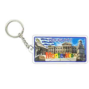 Imagen de Llavero de metal MONTEVIDEO  - Souvenir Uruguay