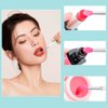 Imagen de Pincel  aplicador de labial y sombra de ojos con Mango acrílico Colores Surtidos