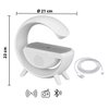 Imagen de Veladora Led con Parlante Powerbank Bluethooth Radio