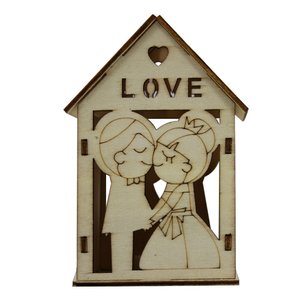 Imagen de Casita adorno en madera