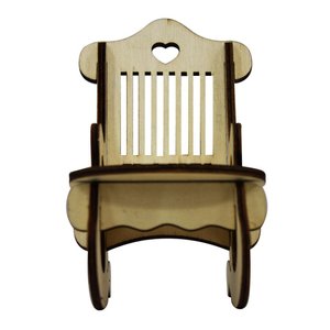 Imagen de Mecedora adorno en madera