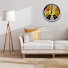 Imagen de Reloj de pared redondo colores sectorizados 29,5cm