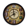 Imagen de Reloj de pared redondo números chapita 29cm