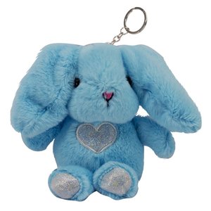 Imagen de Llavero conejo corazón de peluche