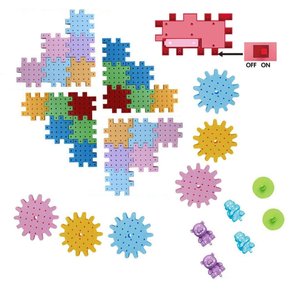 Imagen de Juego Didáctico bloques para armar eléctrico  83 piezas