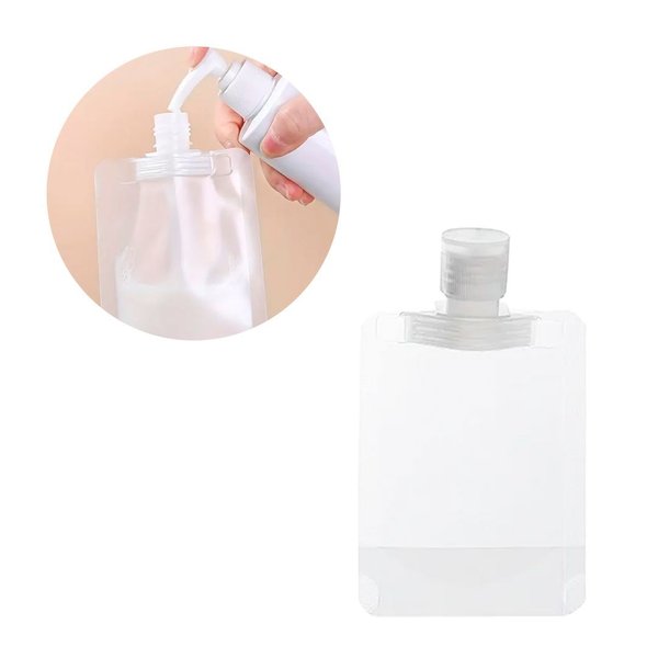 Imagen de Botella plástica flexible con tapón para viaje 100ml