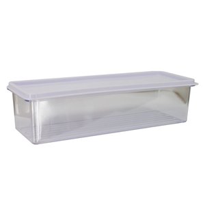 Imagen de Vianda organizadora transparente rectangular con tapa