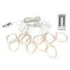 Imagen de Cortina lluvia de luces led con control remoto USB 300 luces