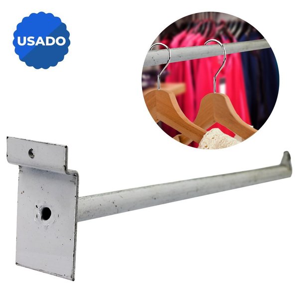 Imagen de Ménsula para estante panel ranurado 31cm -  USADO - Consultar Por Cantidad y Retiro