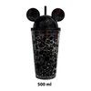 Imagen de Vaso Con Luz Tapa y Sorbito diseño orejitas 500 ml