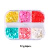 Imagen de Apliques para uñas-pétalos y piedras-set 6 colores