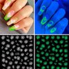 Imagen de Stickers para uñas brillan en la oscuridad diseños Surtidos