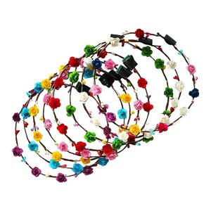 Imagen de Cotillon corona de flores con luz