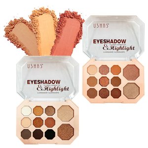 Imagen de Petaca Ushas sombras + iluminador- 11 tonos- ES4216-02