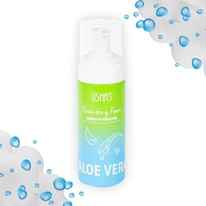 Imagen de Espuma de limpieza Ushas-removedor de maquillaje-Aloe Vera-H