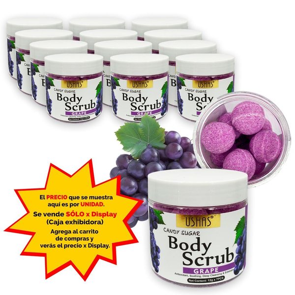 Imagen de Bola Exfoliante corporal  Uva Ushas