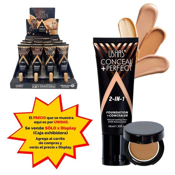 Imagen de Base + corrector 2 en 1 Ushas